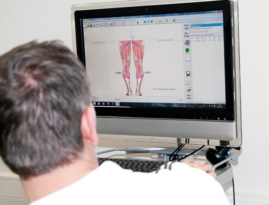 muskuläre Dysbalancen - EMG Test bei Rückenschmerzen